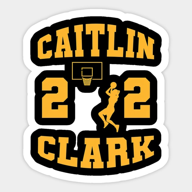 Caitlin Clark 22 Sticker by eldridgejacqueline